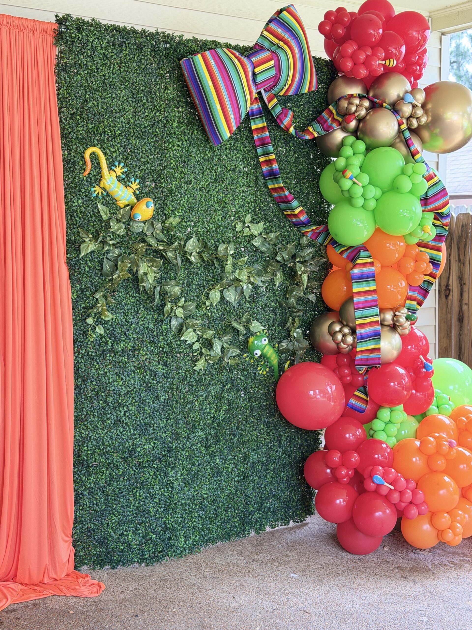 Taco Bout A Party Backdrop. Created by Marva-loons in Memphis
